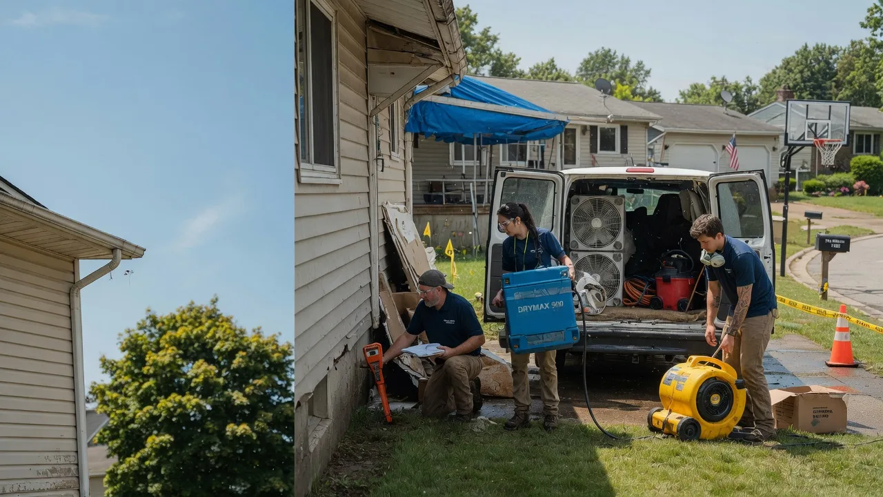 Ceiling Leak Cleanup in Delaware, OH near me